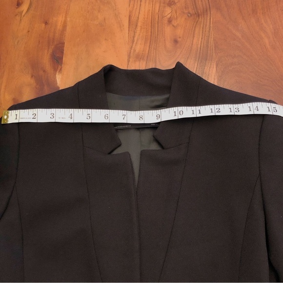 ZARA Black Minimalist Contemporary Workwear Blazer Jacket. Size XS. - Picture 12 of 16
